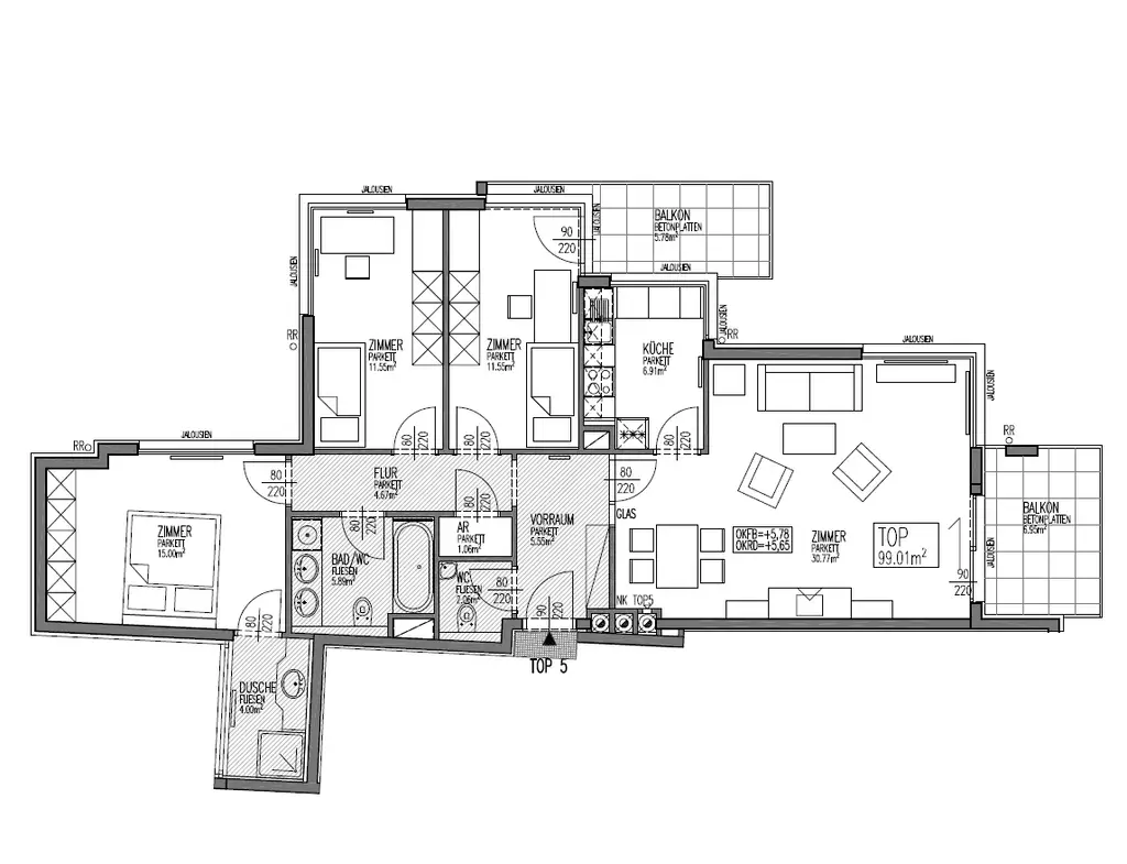 Großzügige 4-Zimmer-Wohnung mit idealer Aufteilung