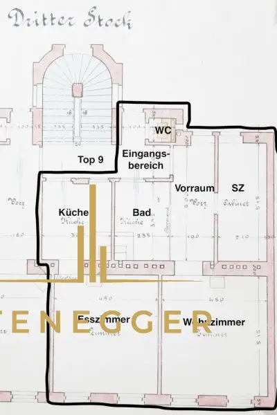 Sanierte 3-Zimmer Altbauwohnung im Herzen des 9. Bezirk