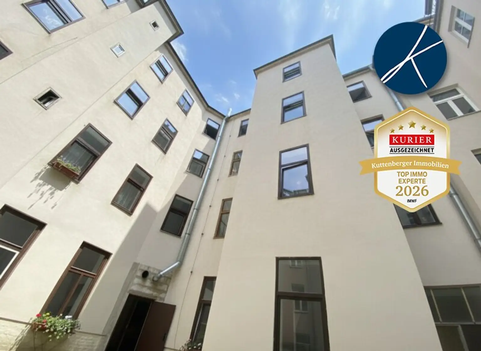 Innenhof Fassade neu gemalt