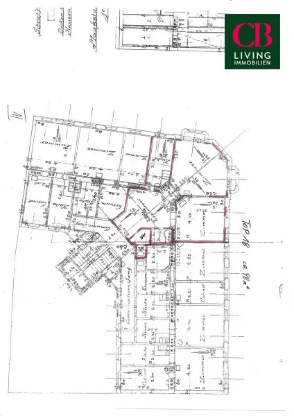 Sanierungsbedürftige Wohnung in einem klassischen Jahrhundertwendehaus