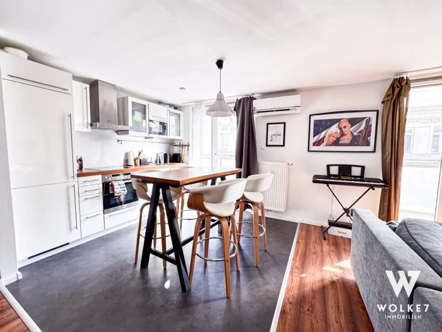 Helle 3-Zimmer-Wohnung mit gr. Terrasse nahe Naschmarkt | Klima | 3 Gehminuten U4 Pilgramgasse