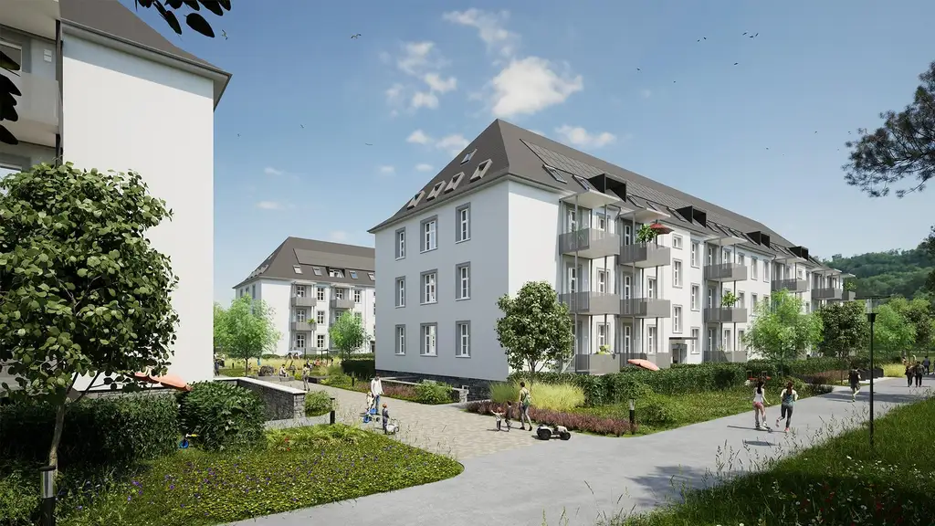 Erstbezug nach Kernsanierung - Helle 3-Zimmer-Wohnung mit Balkon
