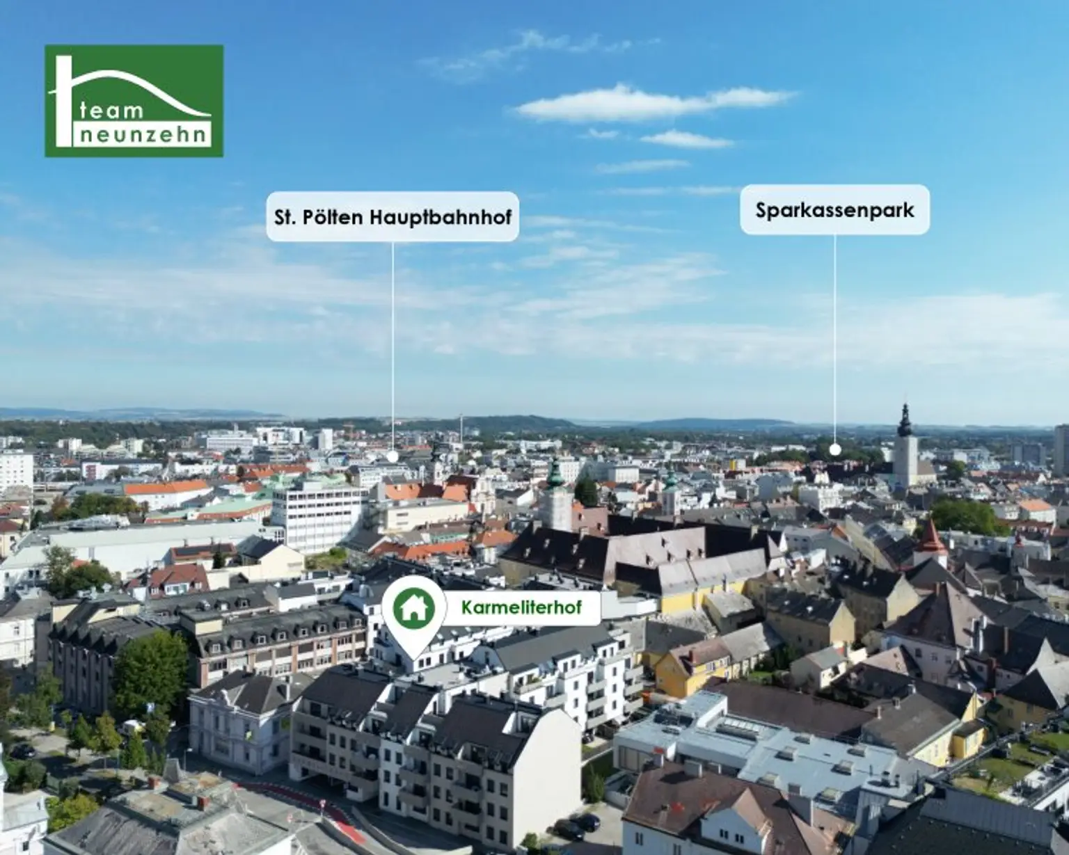 Moderne 2-Zimmer-Wohnung in idealer Lage! Karmeliterhof - Neubauwohntraum beim Rathausplatz. - WOHNTRAUM