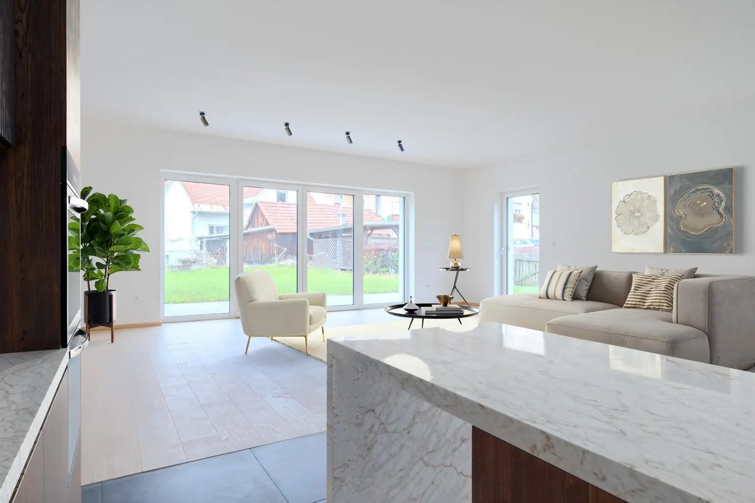 Herbstaktion: Exklusives Eckreihenhaus mit Panoramablick auf die Burg Voitsberg