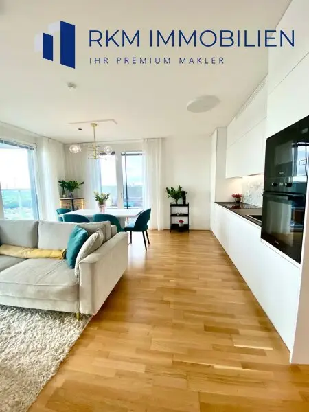 Exklusive und moderne 3-Zimmer-Wohnung mit Balkon in 1020 Wien – Einzigartige Aussicht, Marina Tower, VIP - Location