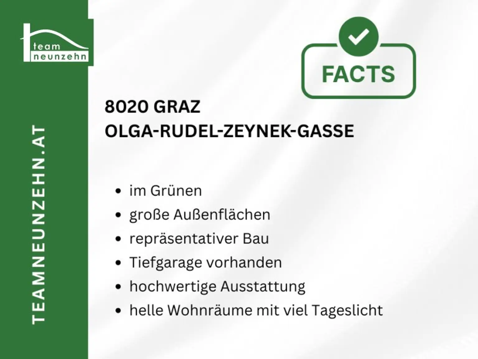 Wohnen im Grünen – urban & ruhig zugleich