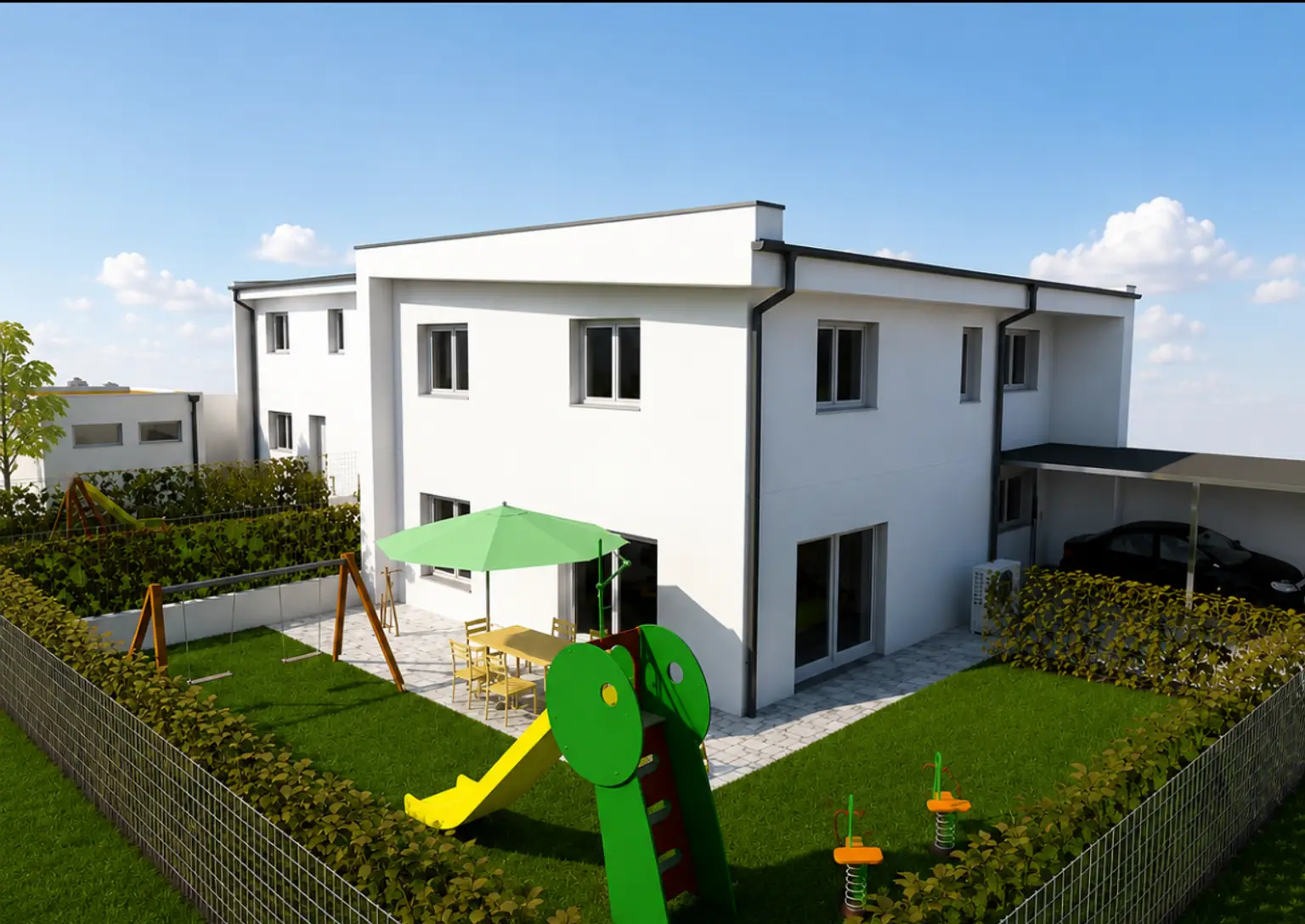 Exklusive Neubau-Doppelhaushälfte in Sigleß – Wohnen mit Stil