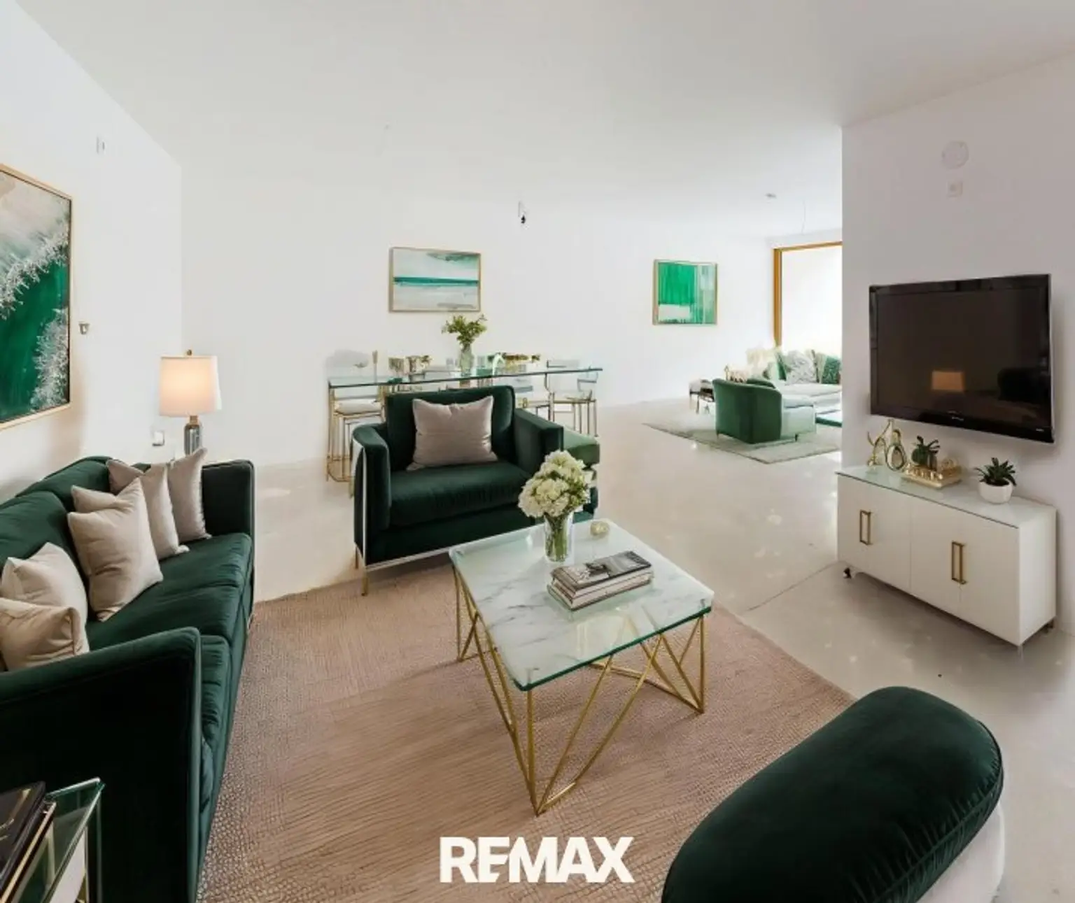 Wohnung - Pfunds - Wohnbereich Visualisierung