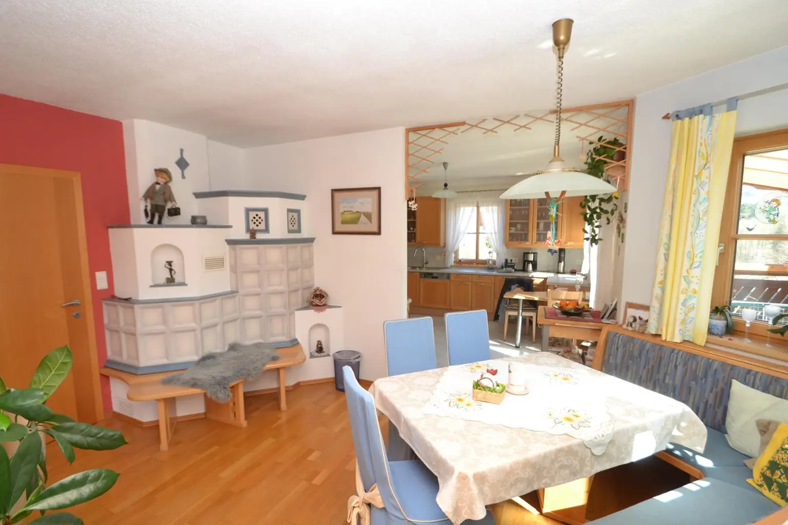 behaglicher Kachelofen