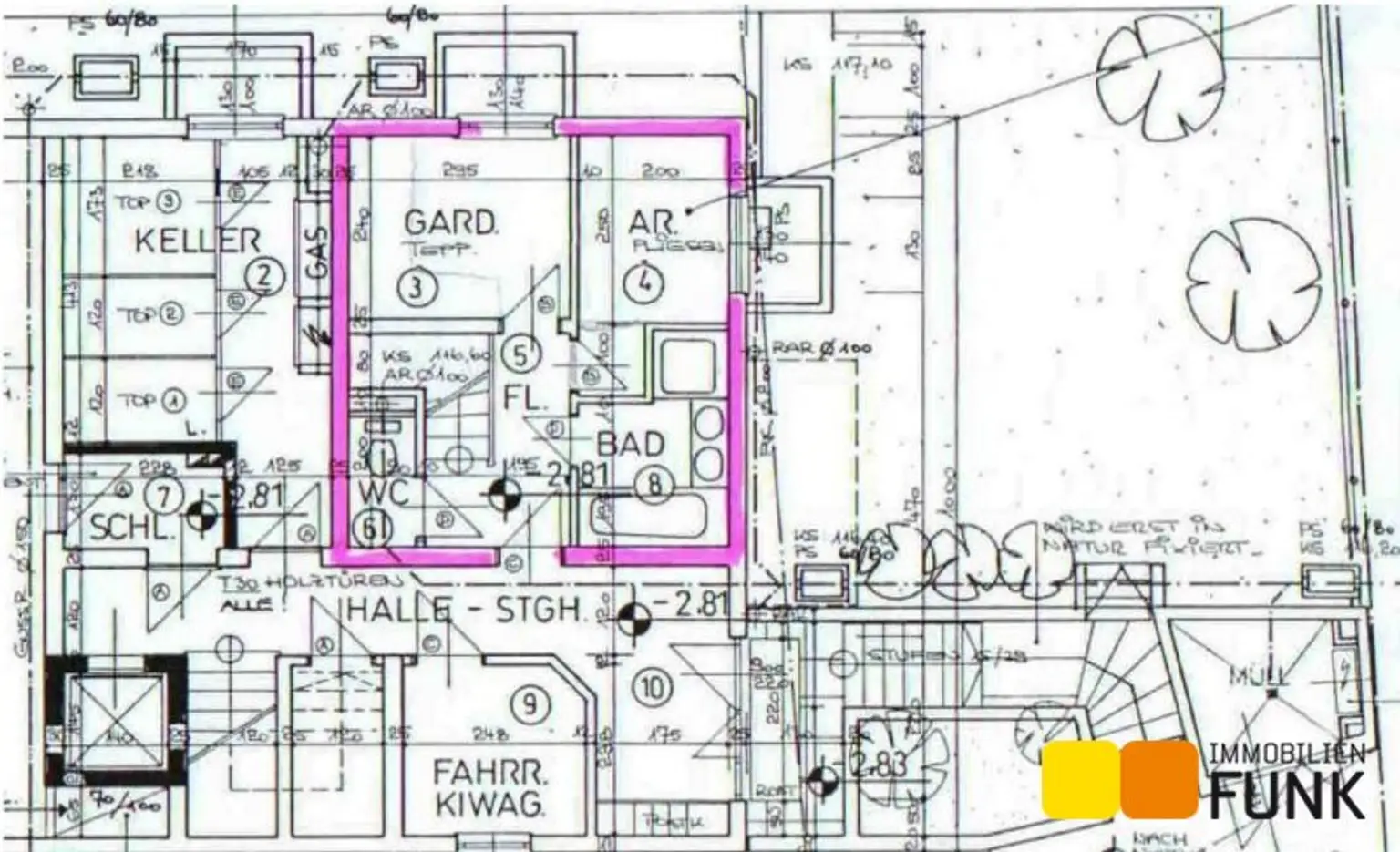 5-Zimmer Gartenwohnung mit 2-Zimmer-Einliegerwohnung