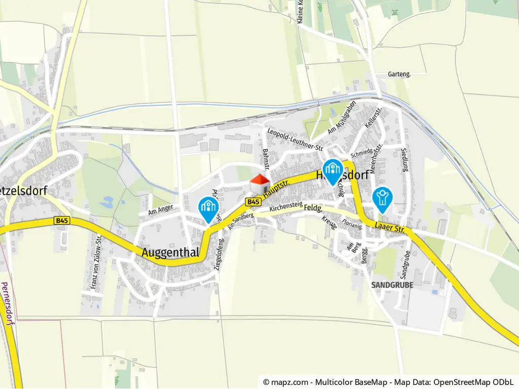 Geolyzer Kartenausschnitt