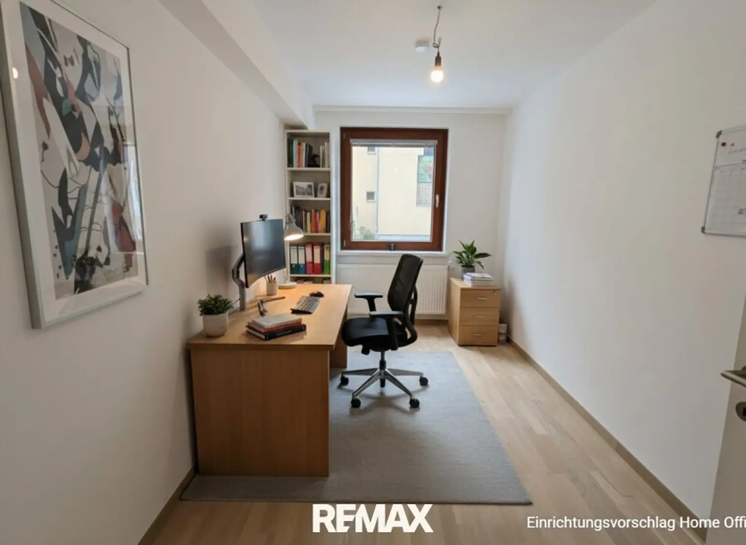 Home Office Einrichtungsvorschlag, KI generiert