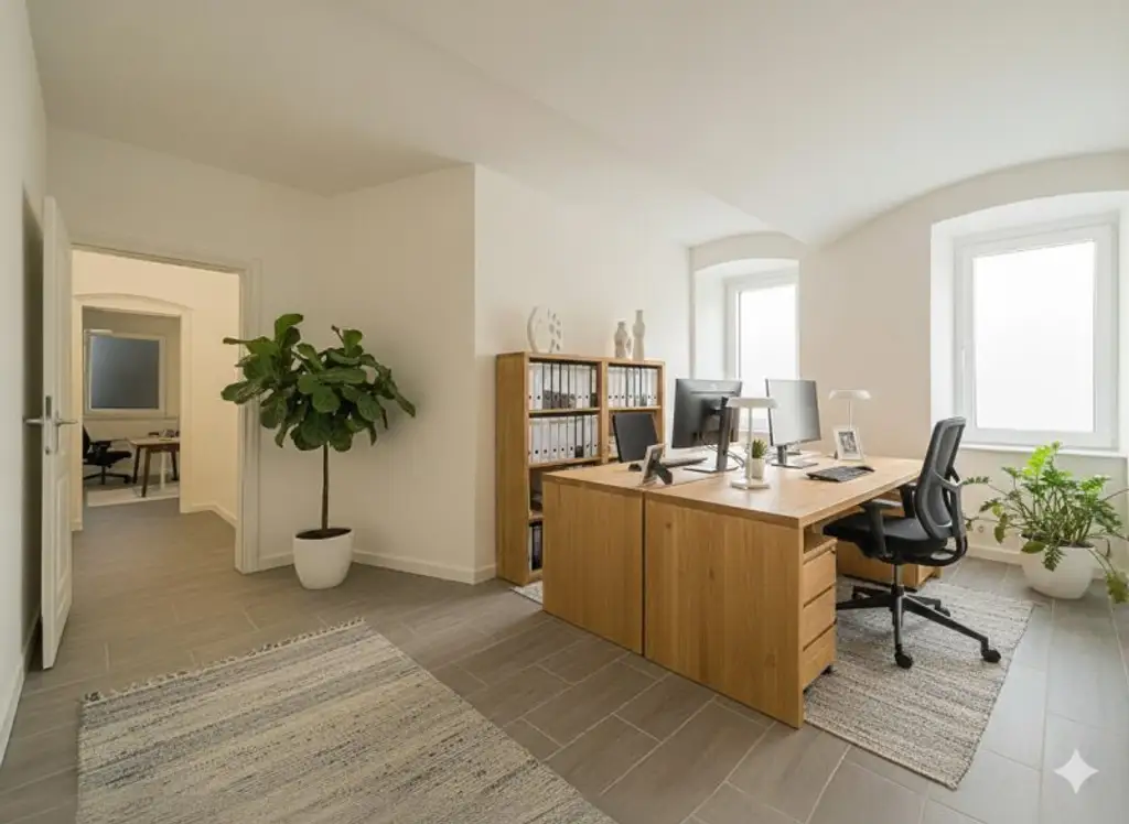 URBAN-HIDEAWAY: Teilrenovierte Souterrain - Werkstatt in Hoflage mit Gewölbedecke – Nähe Meiselmarkt