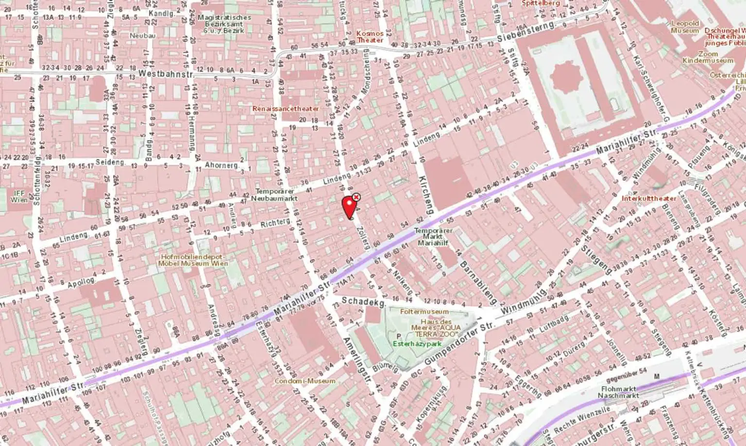 Top Geschäftslokal neben der Mariahilfer Straße zu mieten!
