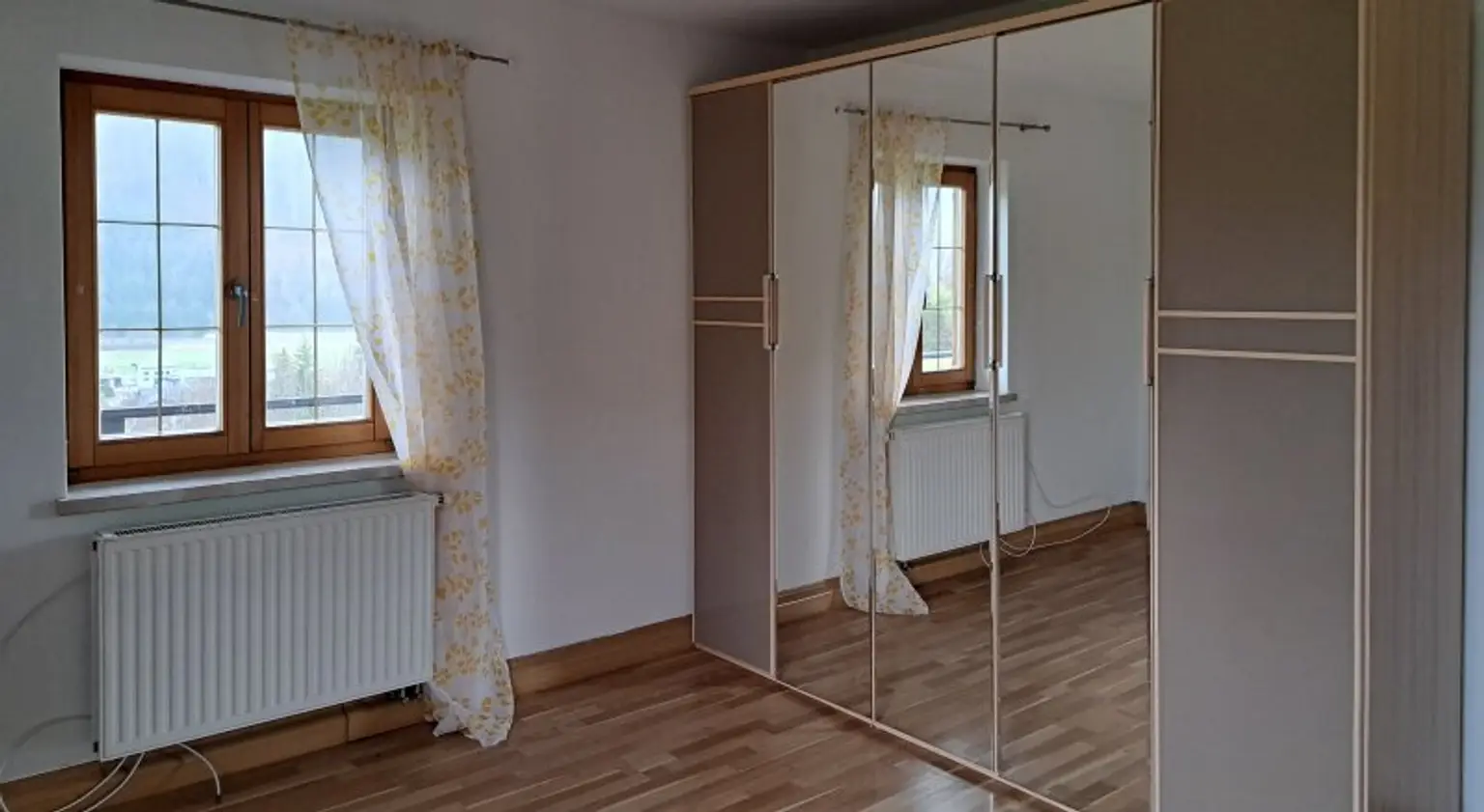 Eine Wohnung mit Garten, zwischen Strobl und Bad Ischl.