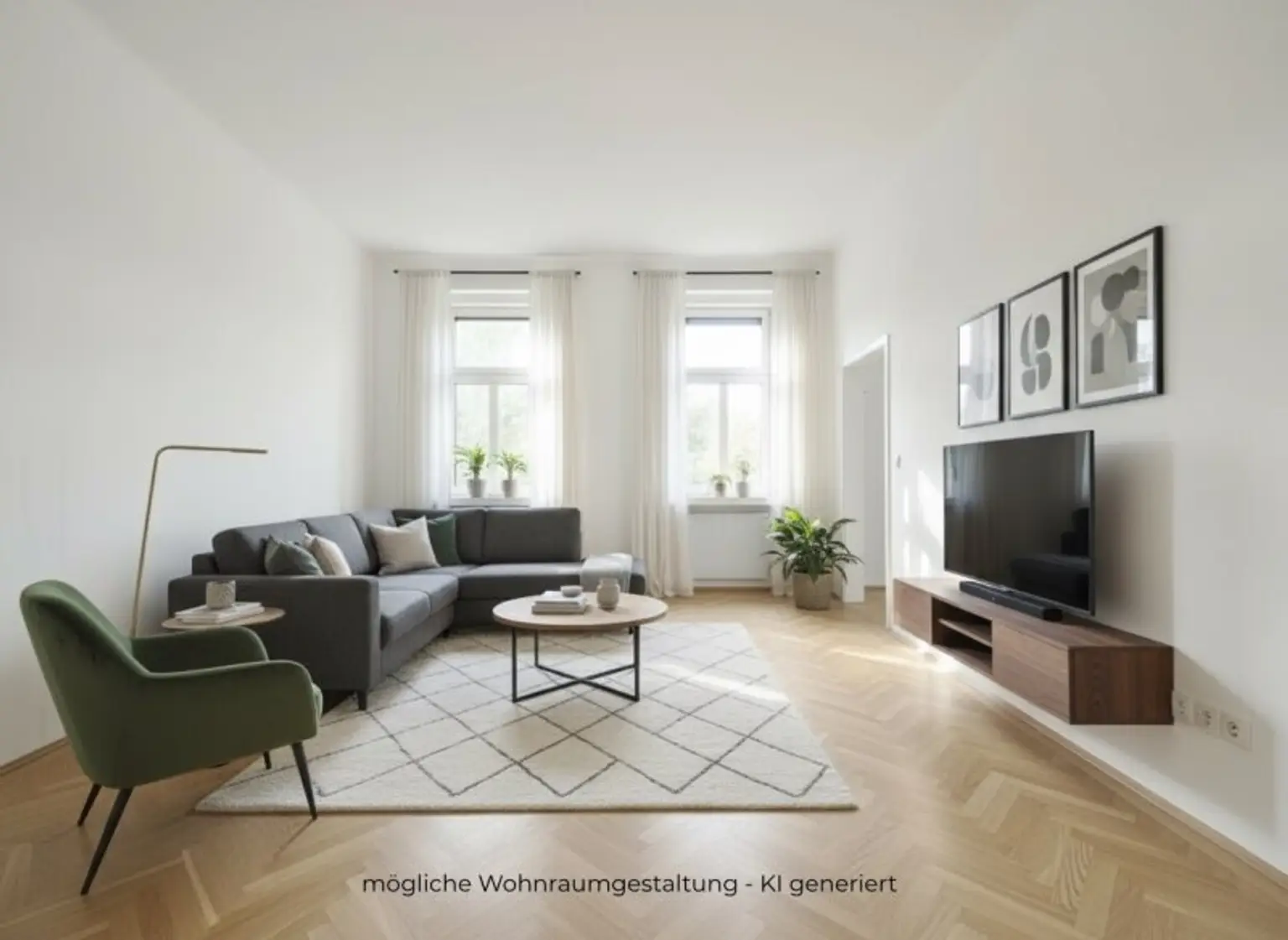 Privatverkauf / Provisionsfrei - Gemütliche Zwei-Zimmer-Altbauwohnung in Ruhelage