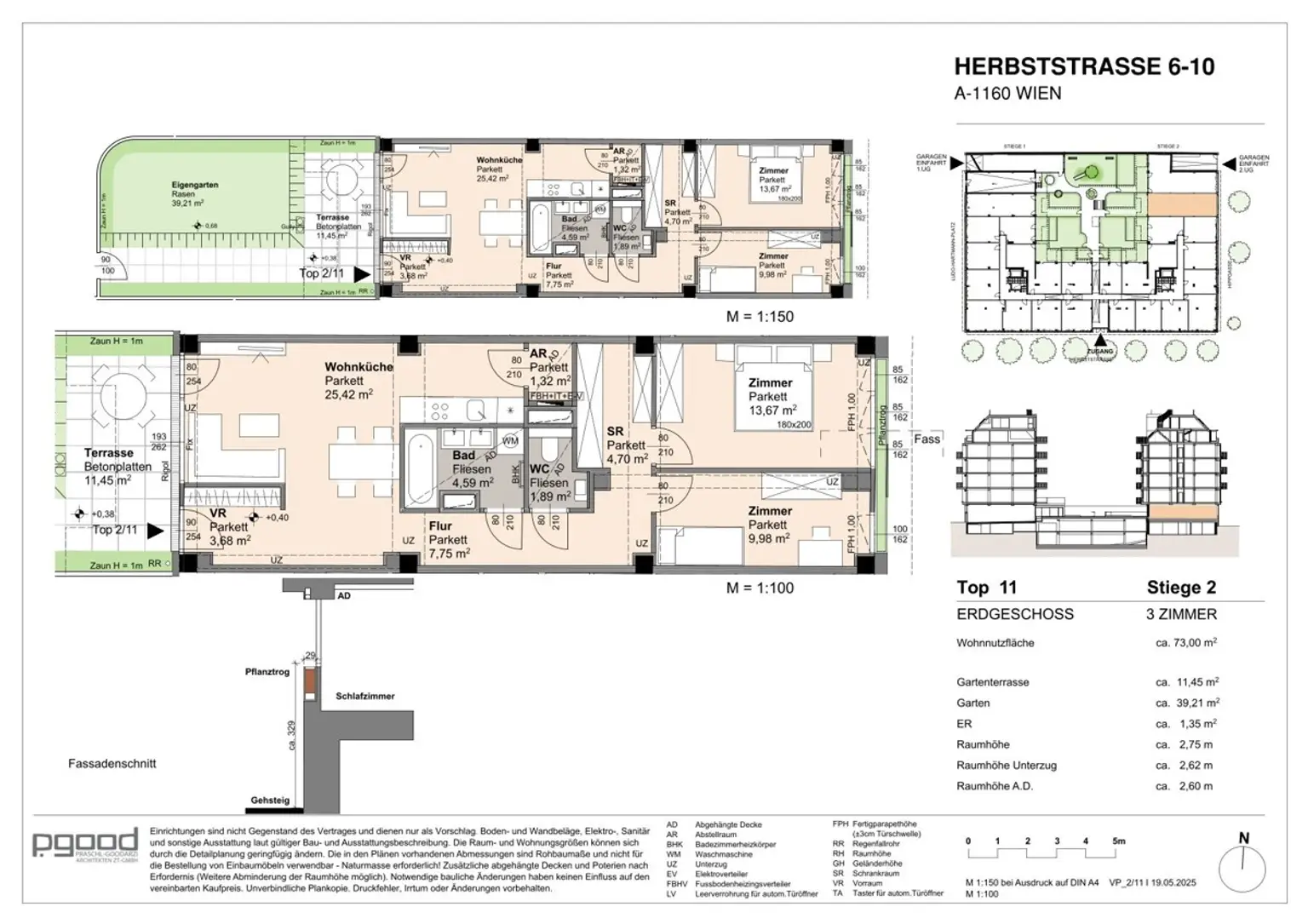 Preis jetzt sichern: Wohnglück neben der U6 - 3 Zimmer Gartenwohnung für Genießer - NEU