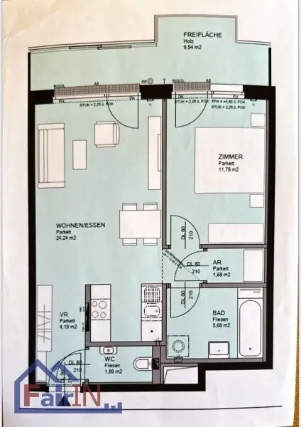Top Lage*** 2-Zimmer Wohnung mit Balkon***ZU VERMIETEN!