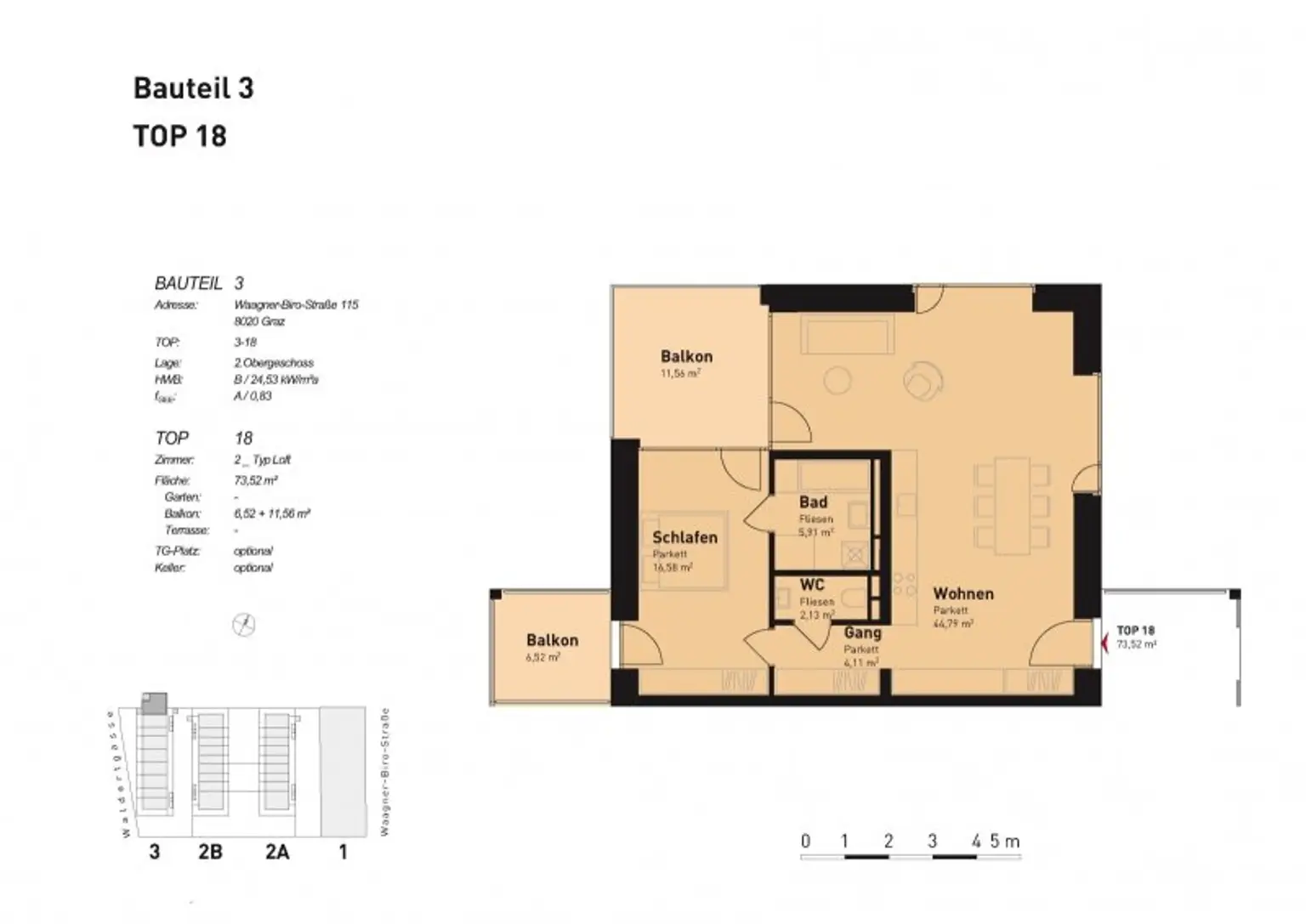 Grundriss: Waagner-Biro-Straße 109-115