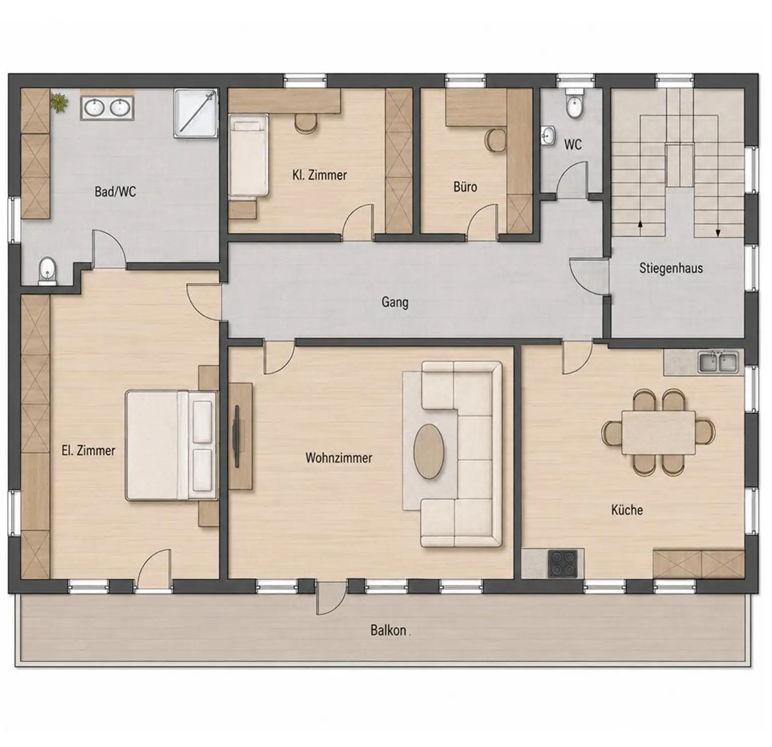 2D Grundriss EG