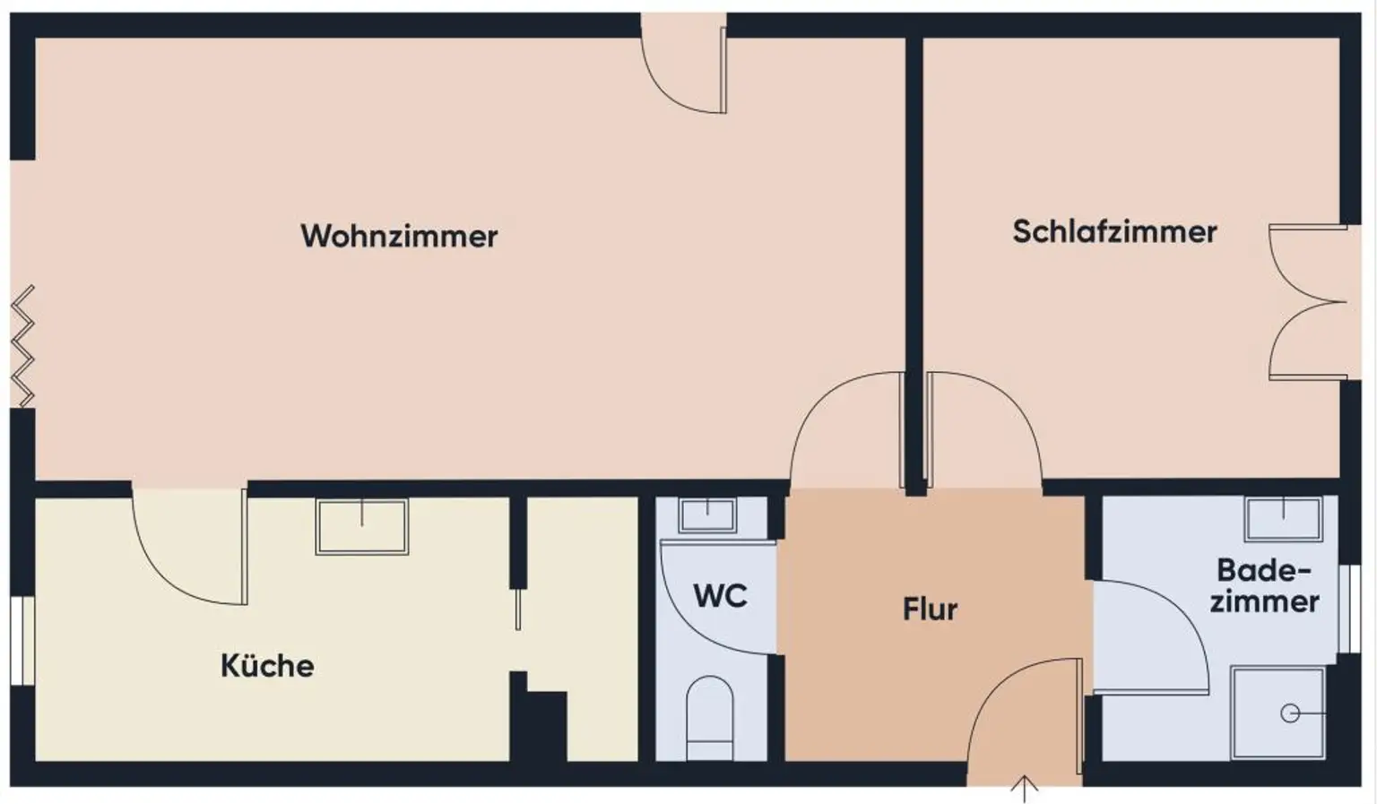 Klein & Fein - 2-Zimmer-Wohnung mitten in der Bregenzer Innenstadt
