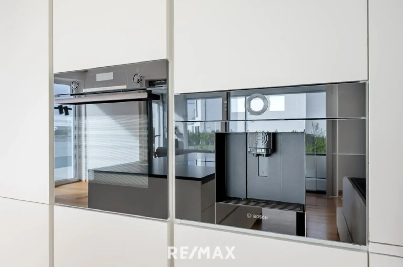 eingebaute Kaffeemaschine