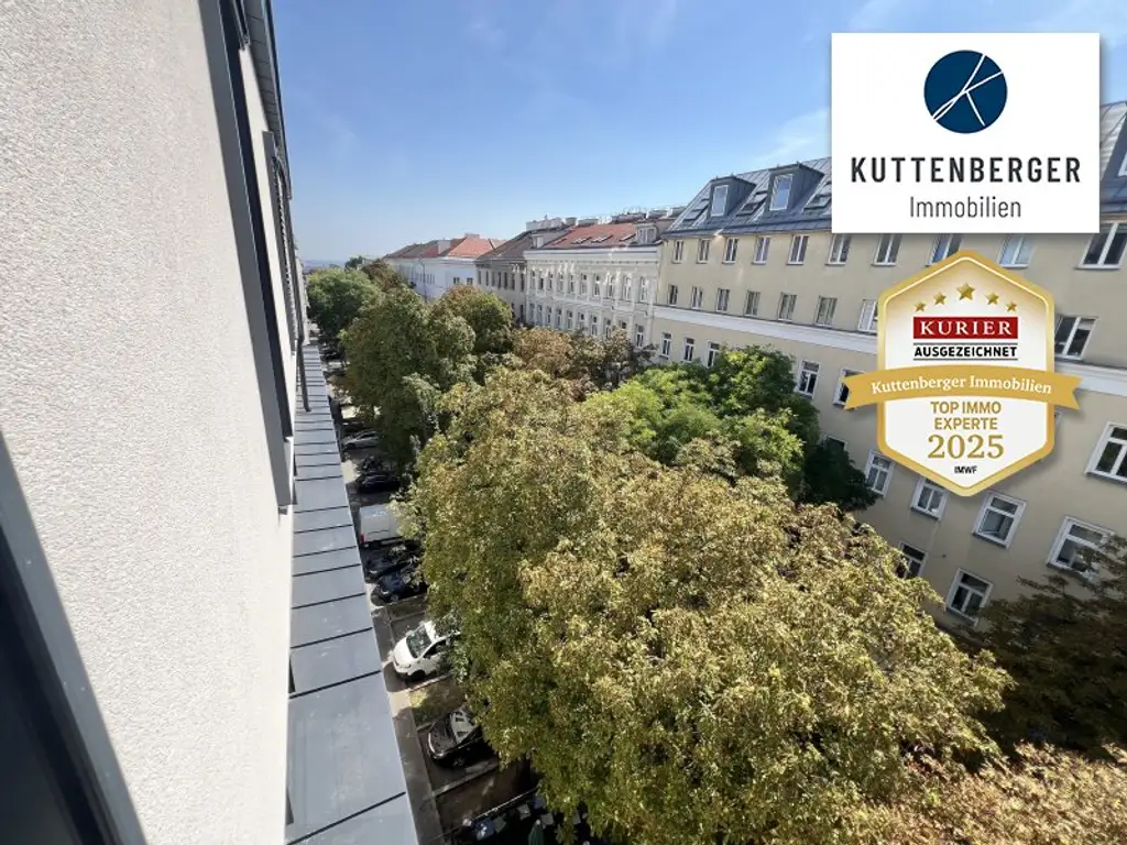 *Superprojekt: ''Über den Baumwipfeln" TOP 49 MIT ZWEI TRAUMHAFTEN WEST-LOGGIEN