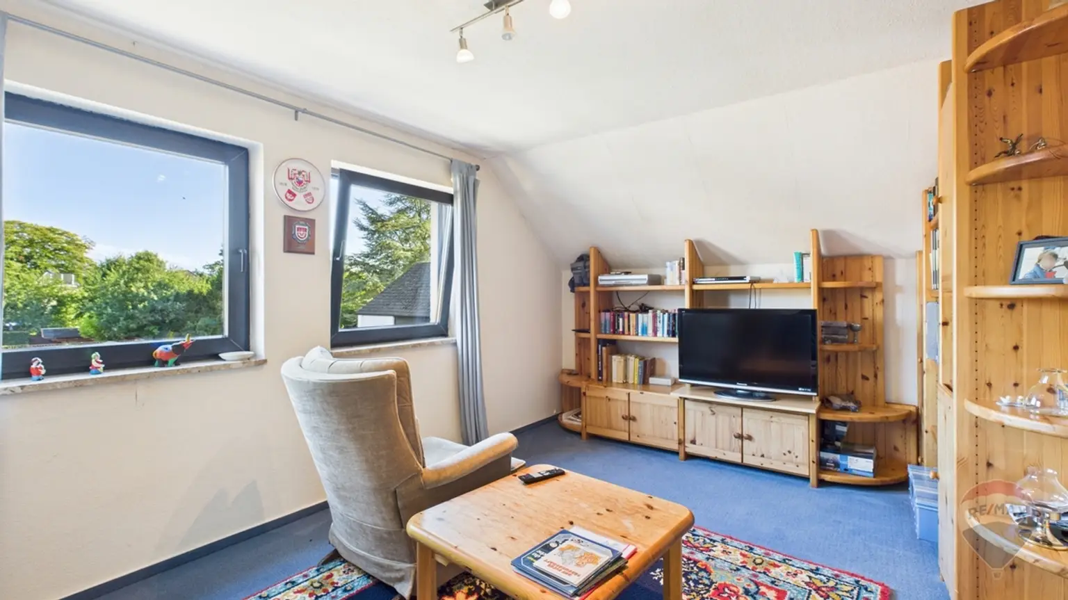 Studiobereich im Dachgeschoss