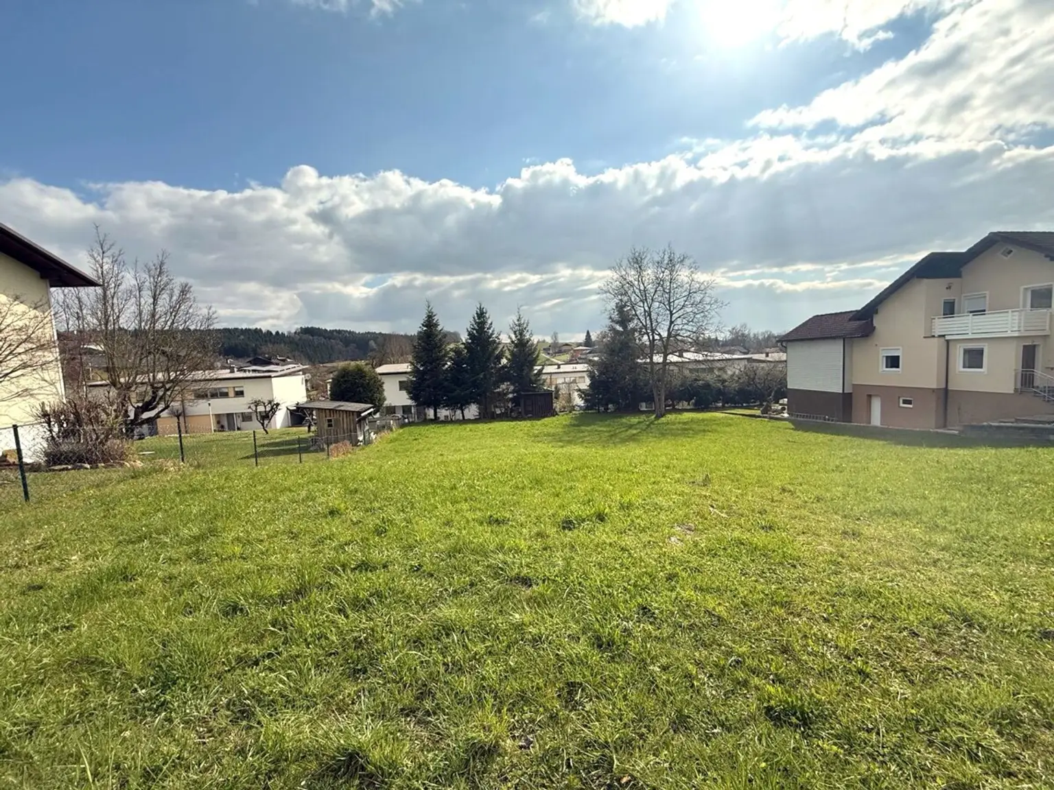 Grundstück Richtung Süden