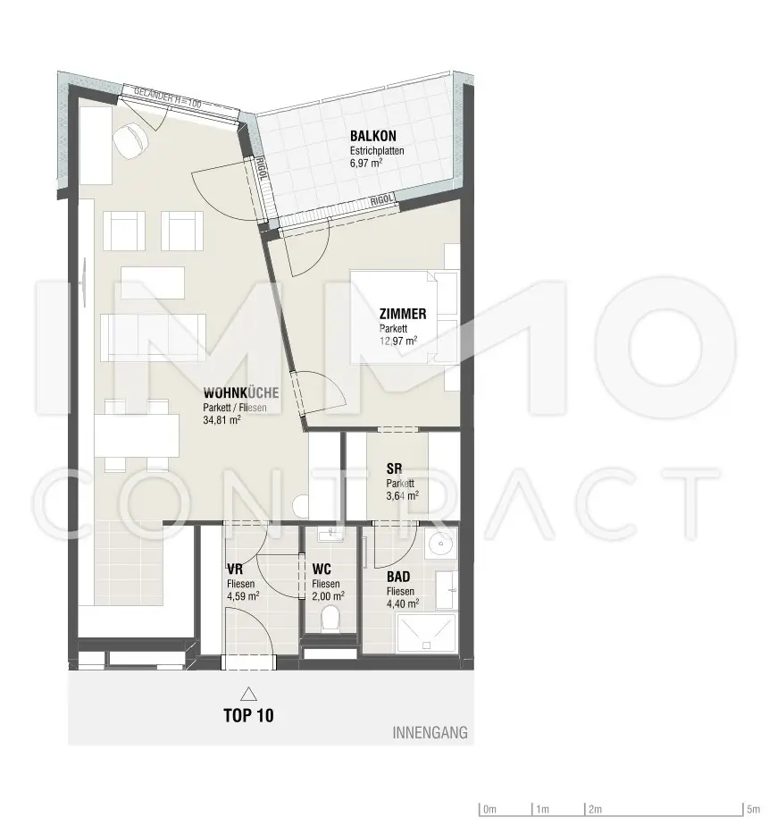 Erstbezug - Urban Living - viel Natur + inklusive Garagenstellplatz