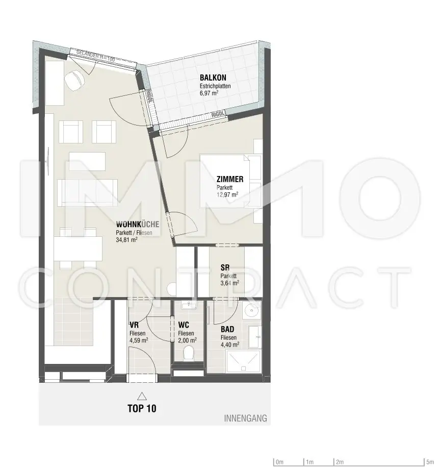 Erstbezug - Urban Living - viel Natur + inklusive Garagenstellplatz