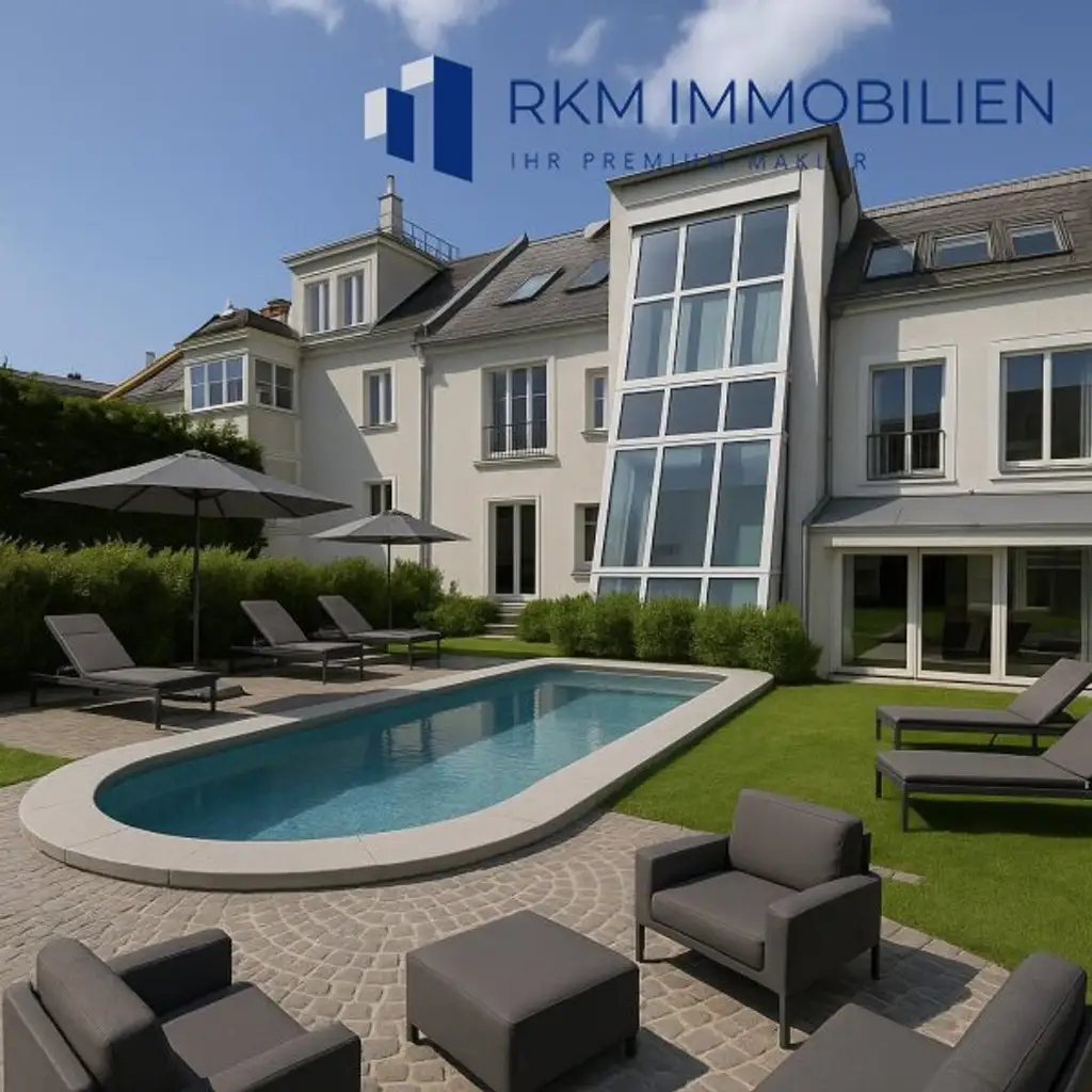 Luxuriöses Haus in 1130 Wien: 520m², 7 Zimmer, Garten, Terrassen – Ihr Traum wird wahr!