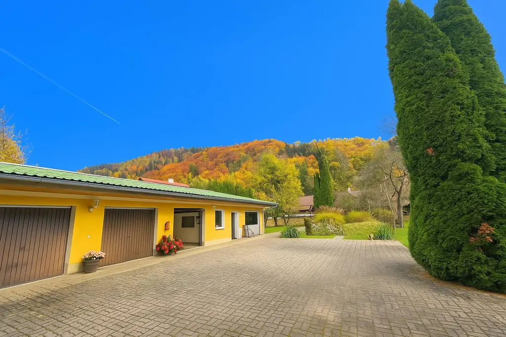 Sanierungsbedürftiges Mehrfamilienhaus mit großem Grundstück und hoher Bebauungsdichte