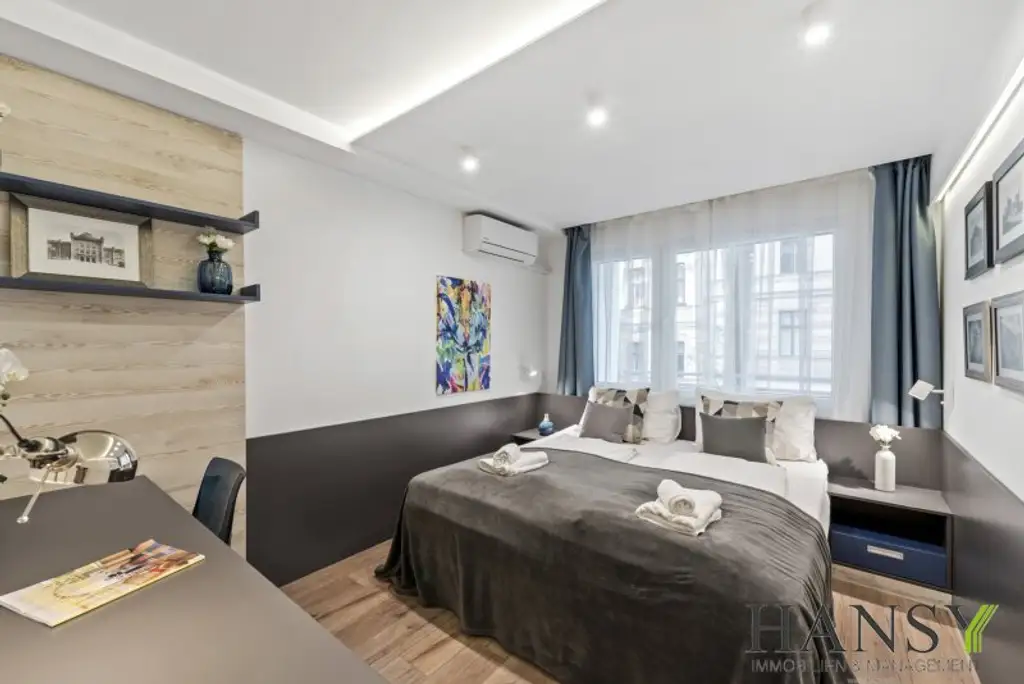 Vollmöblierte 3-Zimmer-Wohnung mit Loggia & zwei getrennt begehbaren Schlafzimmern! (WG-tauglich) 5 Gehminuten zur Mariahilfer-Straße