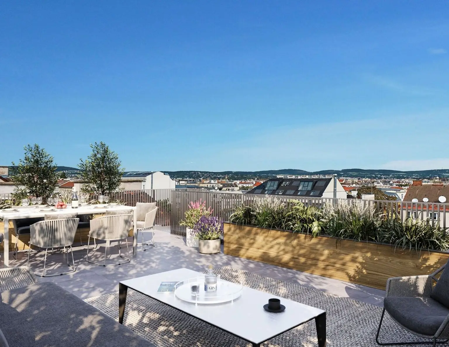 THE ARIK - Dachgeschoß mit Haltung - 3 Zimmer mit Terrasse & Blick ins Grüne
