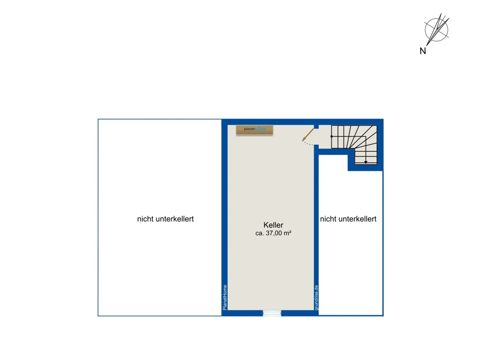 Grundriss Keller und Heizraum
