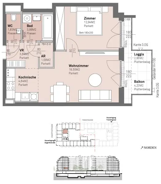 PROVISIONSFREI - Modernes wohnen am Donauufer mit Donaublick!
