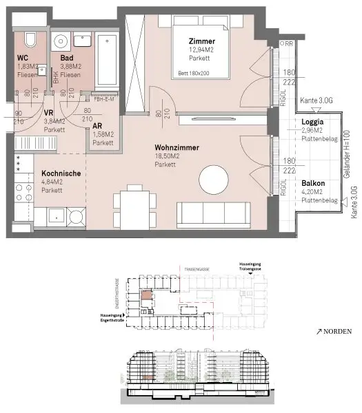 PROVISIONSFREI - Modernes wohnen am Donauufer mit Donaublick!