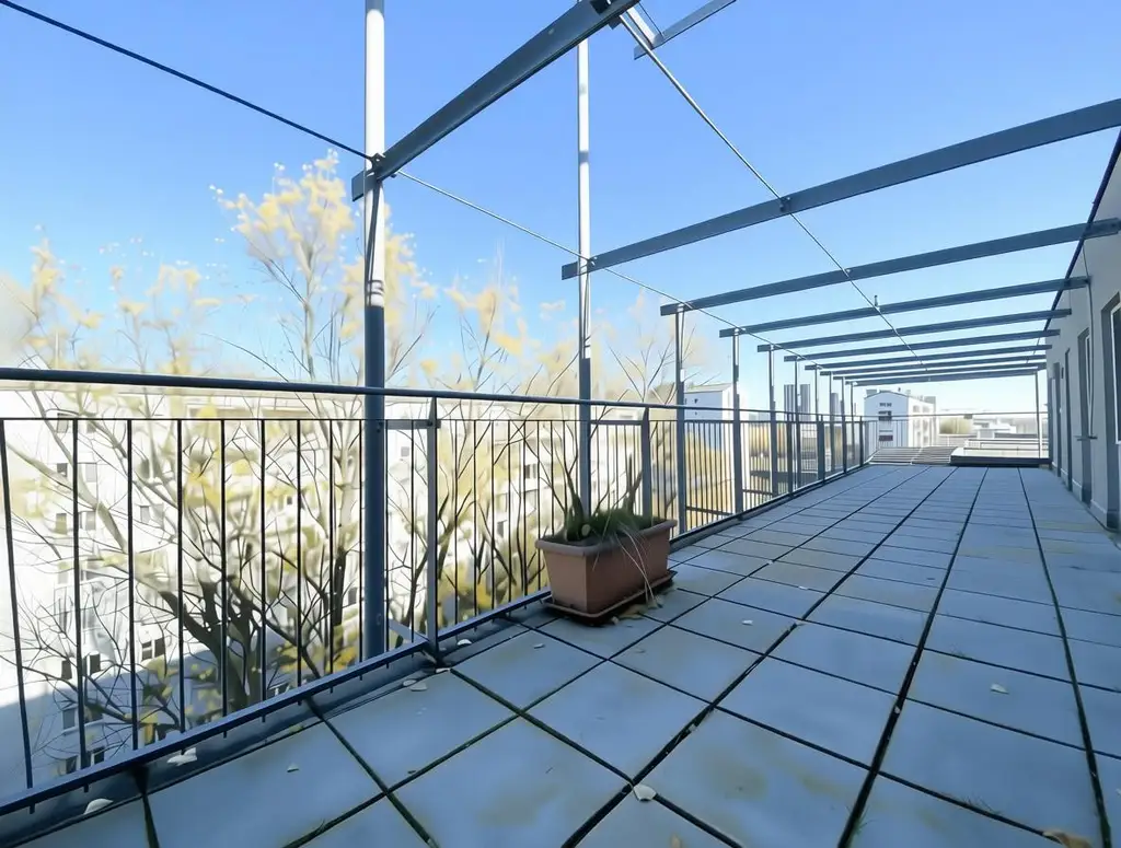 DG-Wohnung mit 2 Terrassen auf Wohnebene und phänomenalem Fernblick über Wien