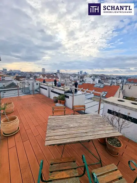 WOW! Lichtdurchflutete Traumwohnung mit hofseitiger Terrasse! Neues Lebensgefühl im Dachgeschoss mit perfekter Raumaufteilung + Kamin + Ideale öffentliche Anbindung! Jetzt zugreifen!