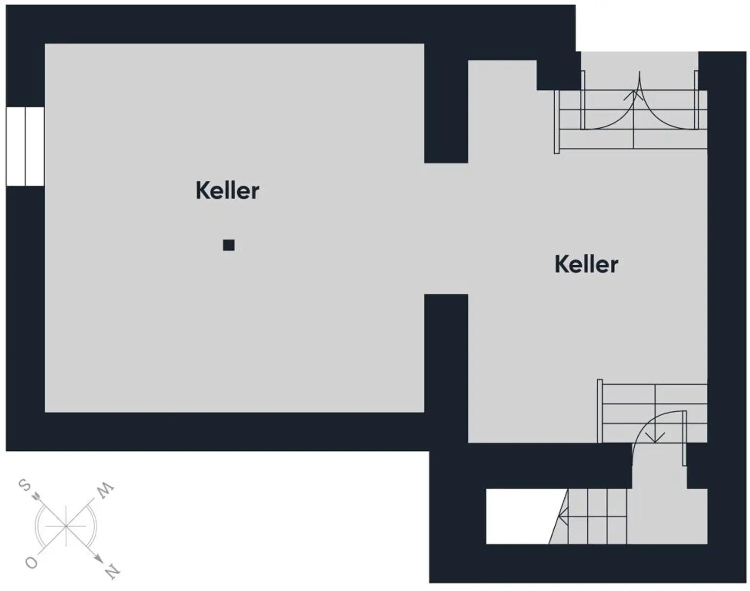 Grundriss ohne Maßstab - KG