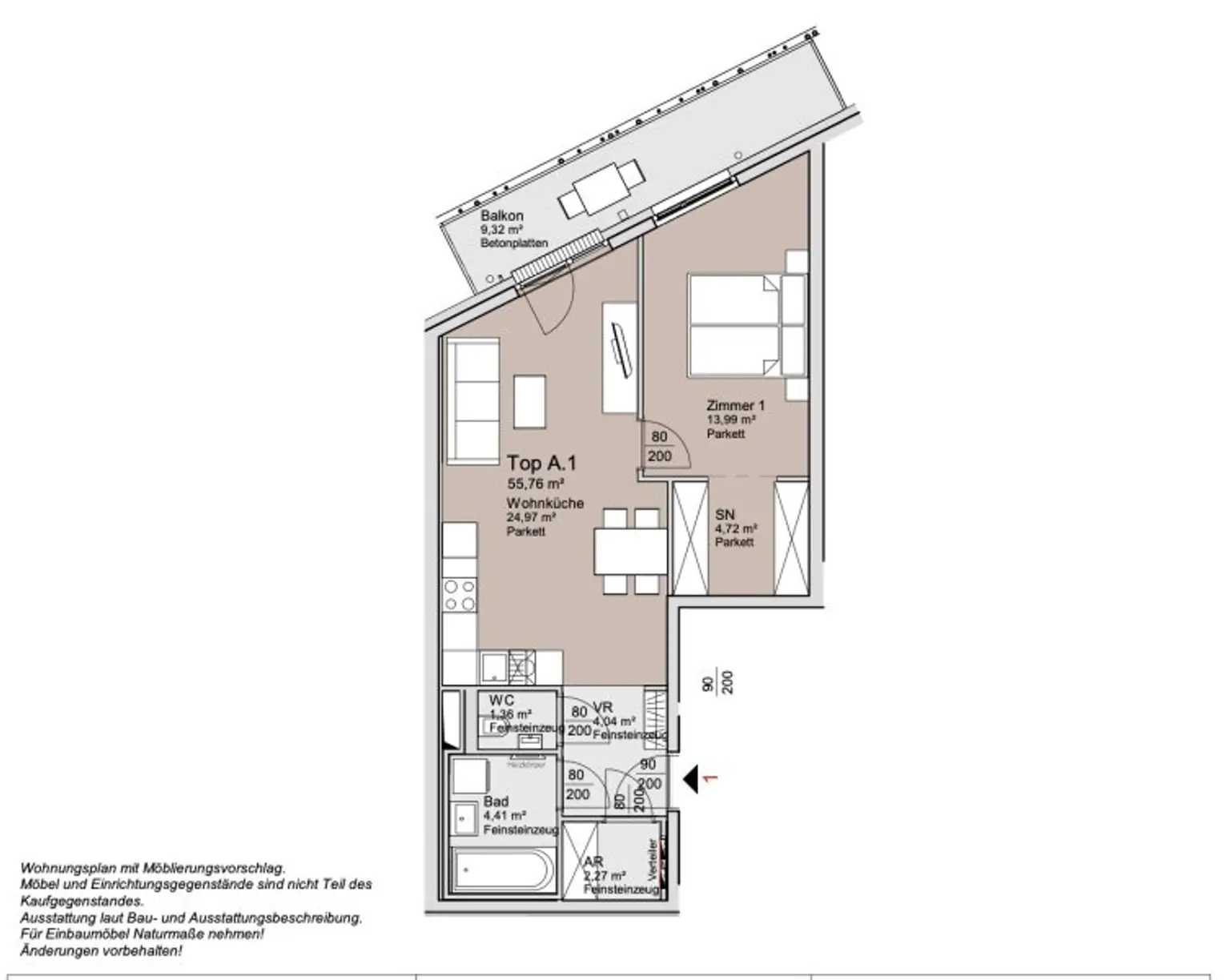 ANLEGERWOHNUNG - Investieren auf Eigengrund nahe U1 Kagran - Der Beste Platz im Viertel - An der Schanze 25