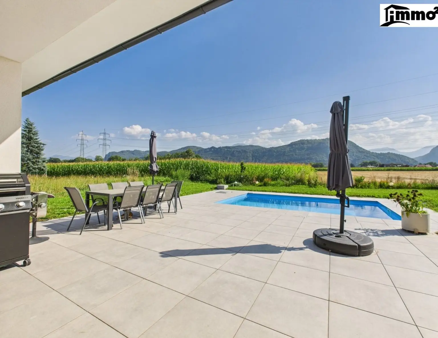 Moderner Bungalow in Ruhelage mit wunderschöner Aussicht - vor den Toren von Klagenfurt