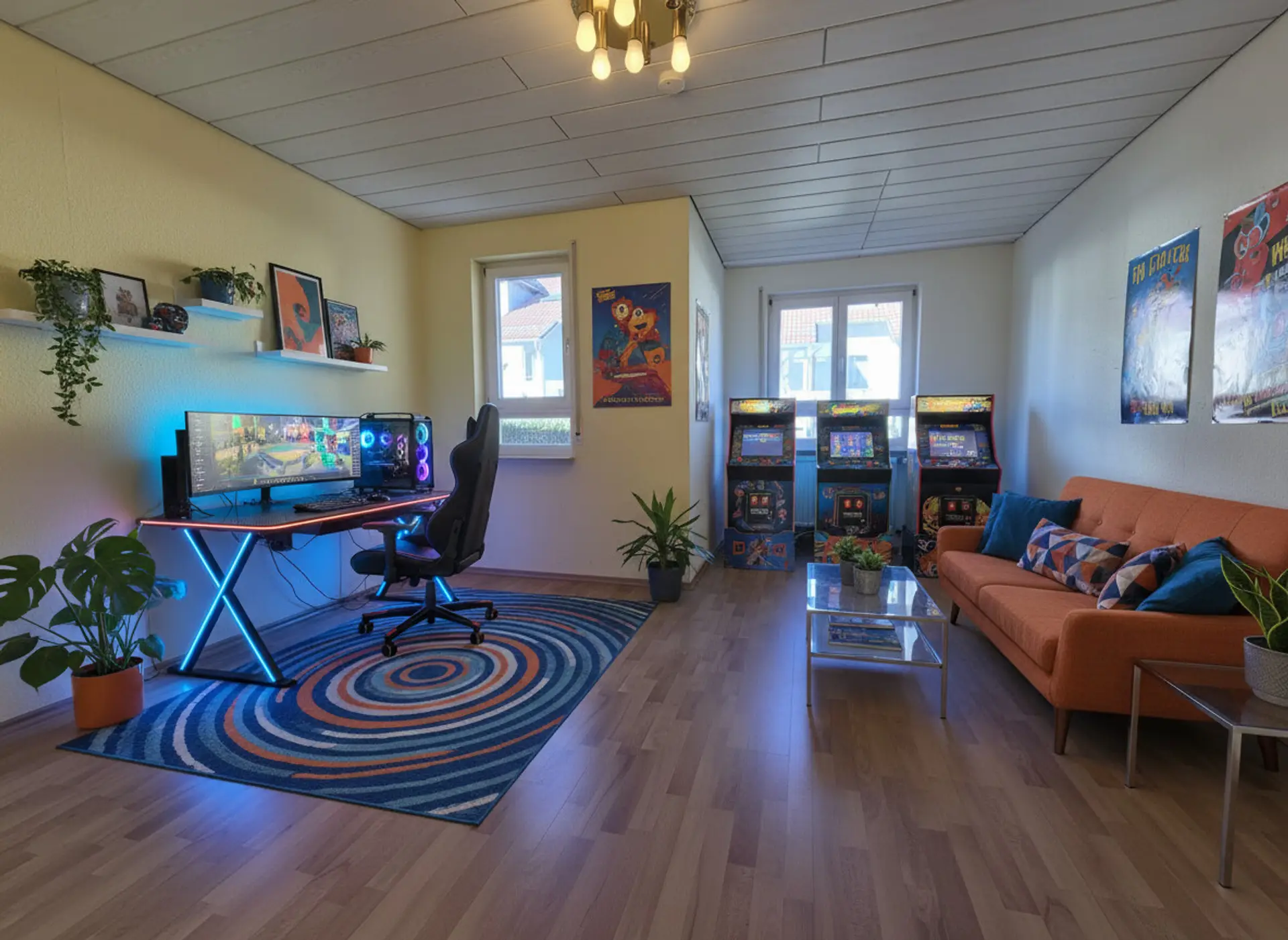 Illustratorische Einrichtung Schlafzimmer 2