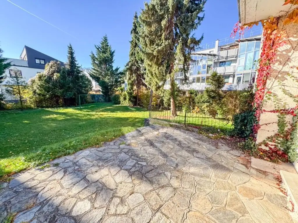 Einfamilienhaus mit 603 m2 Garten beim Auhof Center zu vermieten! Private oder gewerbliche Nutzung möglich! Arbeiterquartier!