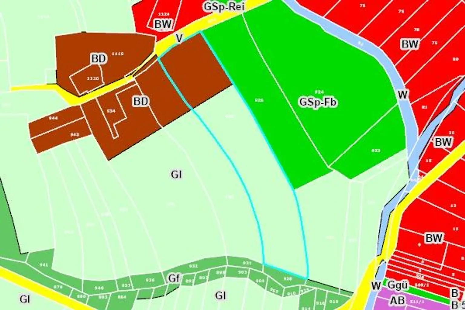 Flächenwidmung 929