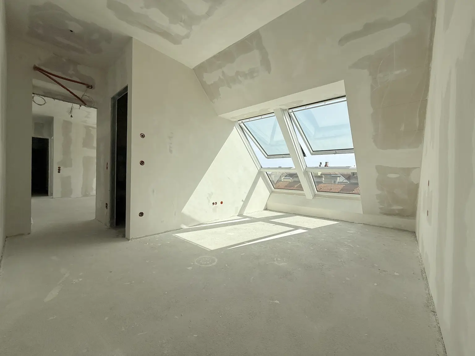 Erstbezug & in Fertigstellung: Exklusive Penthouse DG - Wohnung inkl. Weitsicht, keinen direkten Gegenüber, Luftwärmepumpe inkl. Kühlung!