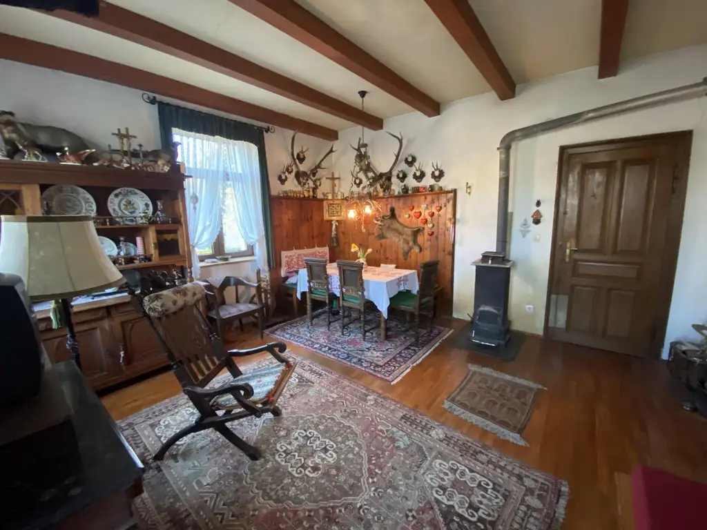 "Jahrhundertwende Stilhaus mit Wald"