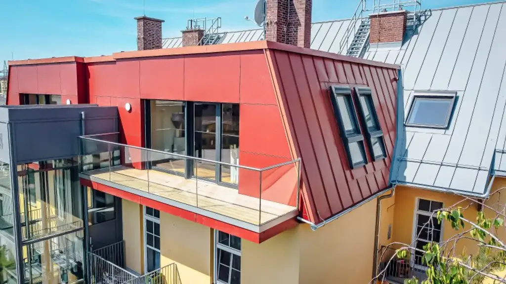 SMART-LIVING I STYLISCHES PENTHOUSE I KLIMA I SONNENTERRASSE I OFFENE DESIGN-KÜCHE I ELEGANTES BAD MIT REGENDUSCHE I