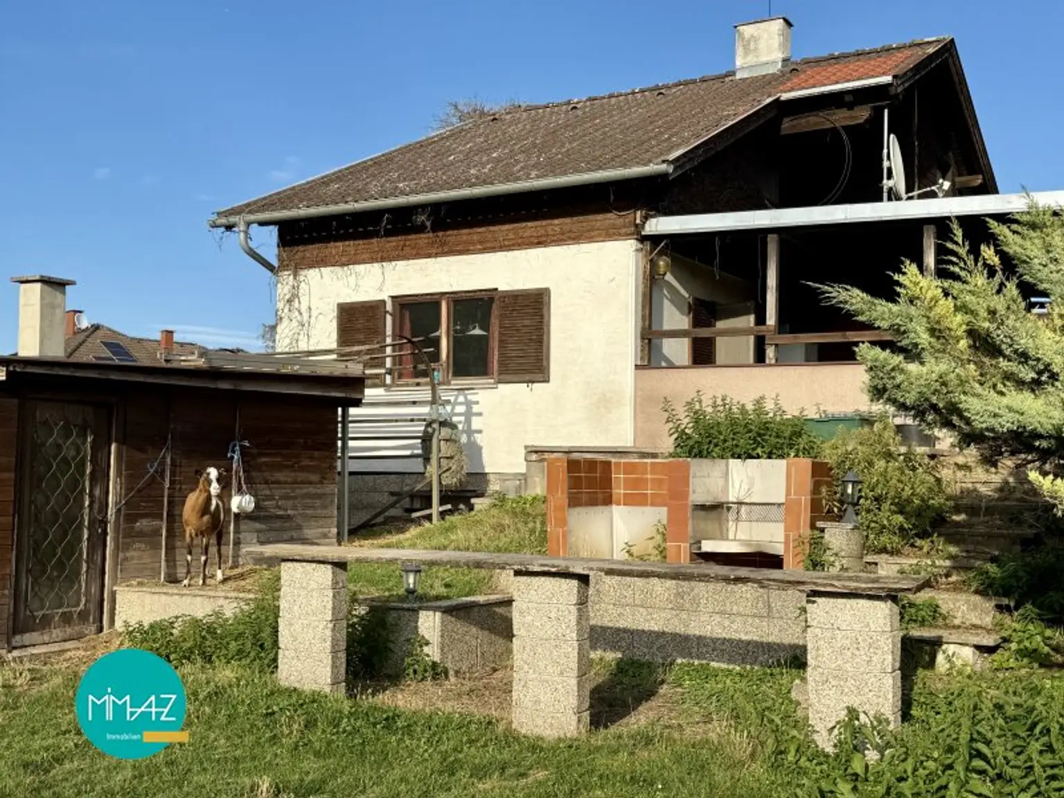 Viel Platz für neue Ideen! Einfamilienhaus mit großem Garten und Weitblick im Wiener Umland! Vielseitig nutzbar!